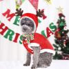 2021 New Pet Clothes Fall/winter Flannel Warm Festive Dress Elk Christmas Dress - as the picture - XL-3