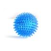 Pet Dog Toys Cat Puppy Sounding Toy Polka Squeaky Tooth Cleaning Ball TPR Training Pet Teeth Chewing Toy Thorn Balls Accessories - Blue - M-9CM