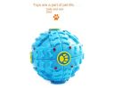 Dog sound toy ball The leaked food ball makes strange sound; the leaked food ball; the dog feeder - Small size (8cm)