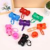 Pet Waste Bag Dispenser For Dog Waste Bag Holder Plastic Garbage Bag Dispenser Carrier Case Dog Pet 10 Roll Waste Poop Bags - as the picture - random