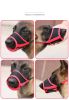 Breathable dog mouth cover; universal for big and small dogs; adjustable velcro - Pink [basic] - XL code