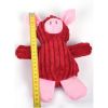 1pc Plush Dog Toys Squeaky Puppy Chew Toy Interactive Cat Toys Pet Dog Sound Toys For Small Medium Dogs - red