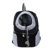 Pet Dog Carrier Bag Carrier For Dogs Backpack Out Double Shoulder Portable Travel Backpack Outdoor Dog Carrier Bag Travel Set - Black - M for 5-10kg