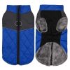 Winter Dog Coats For Small Medium Large Dogs; Waterproof Dog Jacket For Outdoor; Winter Dog Vest - Blue - L