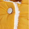 Pet Dog Fluffy Coat; Pet Life Sporty Lightweight Folding Dog Coat For Winter; Warm Dog Sweater - Yellow - S