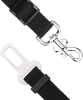 2pcs Pet Dog Cat Car Seat Belt Safety Leash Vehicle Seatbelt Harness - black - 2pcs