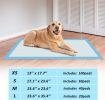 ScratchMe Super-Absorbent Waterproof Dog and Puppy Pet Training Pad; Housebreaking Pet Pad; 100-Count Extra Small-Size; 13''X17.7''; Blue - as Pic