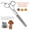 7.0"Pet Dog Grooming Scissors Combine Cutting With Sparse Blending And Texturing Trimmer Scissors - Thinning Scissors