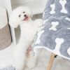 1pc Pet Bed Mat; Thickened Cat And Dog Sleeping Pad; Warm Double-sided Blanket Kennel - M