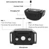 Anti-Bark Dog Collar IP67 Waterproof Beep Electric Shock Rechargeable - Black