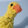 1pc Duck Shaped Pet Knot Toy; plush dog chew toy - Yellow Duck