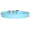 Pet Supplies Dog Collar Alloy Buckle Dog Chain Cat Necklace Size Adjustable for Small and Medium-sized Dog Collars Dog Supplies - blue - 25cm