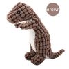 Pet dog plush toys bite resistant teeth grinding vocal toys teeth cleaning absorbing odor dog toys vocal screaming toys - Orange