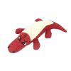 Dog Toys For Small Large Dogs Animal Shape Plush Pet Puppy Squeaky Chews Bite Resistant Cleaning Teeth Toy Pets Accessories #P5 - Red