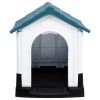 Dog House Blue 22.4"x26.8"x26" Polypropylene - Blue