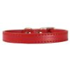 Pet Supplies Dog Collar Alloy Buckle Dog Chain Cat Necklace Size Adjustable for Small and Medium-sized Dog Collars Dog Supplies - red - 25cm