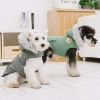 Touchdog 'Eskimo-Swag' Duck-Down Parka Dog Coat - Grey - Large