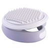 Pet Life 'Gyrater' Swivel Travel Silicone Massage Grooming Cat Brush - Default