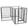 LEAVAN High Quality Wholesale Cheap Best Large Indoor Metal Puppy Dog Run Fence / Iron Pet Dog Playpen - as picture