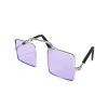 Cute Dog cat Glasses Pet Goggles Glasses Suitable For Puppy Cat Photo Props - purple - Square