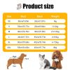 Chrimas Dog Winter Warm Clothing Cute Plush Coat Hoodies Pet Costume Jacket For Puppy Cat French Bulldog Chihuahua Small Dog Clothing - Coffee - L