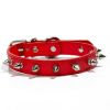 Anti-Bit Pet Necklace; Durable Dog Rivet Collar For Puppy; Pet Supplies - Red - L