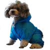 The Ultimate Waterproof Thunder-Paw Adjustable Zippered Folding Travel Dog Raincoat - X-Small