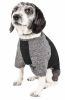 Pet Life Active 'Hybreed' 4-Way Stretch Two-Toned Performance Dog T-Shirt - Black - X-Small