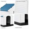 Plastic Waterproof Ventilate Pet Puppy House - M