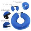 Soft Dog Cone Collar for After Surgery - Inflatable Dog Neck Donut Collar - Elizabethan Collar for Dogs Recovery - CQLQ01 Blue Velcro - M