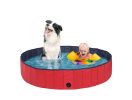 Dog Pool, 160*30/120*30 Foldable Large and Small Dog Pool, Dog Bath, 100% Safe & Non Toxic Kid's Rigid Pool - 120*30