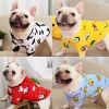 Autumn/Winter warm dog coat Small; medium dog; Flannel warm dog clothing pet supplies; dog clothing - Bright yellow avocados - L