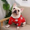 Autumn/Winter warm dog coat Small; medium dog; Flannel warm dog clothing pet supplies; dog clothing - Black and white cow bottle (Fadou type) - M