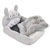 Fashion House Cartoon-Design Sofa Soft Warm Cotton Nest Pet Dog Beds Puppy Kennel - Grey - L