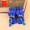 4pcs Dog Shoes; Large Pet Waterproof Chihuahua Anti-slip Boots Puppy Cat Socks Botas S/M/L/XL - Black - S