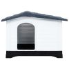 Dog House Gray 35.6"x26.8"x26" Polypropylene - Gray