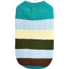 Horizontal Two-Legged Pet Warm Knit Striped Color Knit - BluestripeS