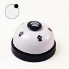 Pet Toy Training Called Dinner Small Bell Footprint Ring Dog Toys For Teddy Puppy Pet Call - White