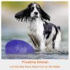 Pet UFO Toys New Small Medium Large Dog Flying Discs Trainning Interactive Toy Puppy Rubber Fetch Flying Disc 15CM - Blue