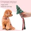 3pcs Christmas training dog teeth cleaning knot cute cartoon bite toys Christmas pet toys dog toys cat toys - Random 3 packages