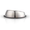 Beveled Dogs Bowl Stainless Steel Removable Rubber Ring Non-Slip Bottom Pet Feeder Bowl Water Dish For Dog Cat - Medium (2.5Cup)