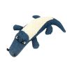 Dog Toys For Small Large Dogs Animal Shape Plush Pet Puppy Squeaky Chews Bite Resistant Cleaning Teeth Toy Pets Accessories #P5 - Blue