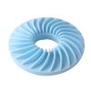 Pet Funny Misfeed Frisbee Toy Bite resistant Molar Pet Dog Chew Bite tpr Dog Interactive Toy dog toy - blue