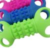 TPR Pet Interactive Four-hole Size Dog Molar Soft Gum Bite-resistant Toy Pet Supplies - Green