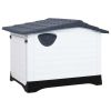 Dog House Gray 35.6"x26.8"x26" Polypropylene - Gray